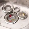 Filtro de basura para fregadero de cocina acero inoxidable lavabo para platos fregadero de platos red de drenaje de alcantarilla embudo red de drenaje de piso