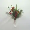Venda Quente Transfronteiriça Decoração de Casa Decoração de Natal Peças Plásticas Feijões Vermelhos Cachos de Natal