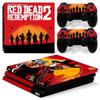 Venda Direta da Fábrica Adesivos Ps4Pro Filme de Desenho Acabamento Fosco Sem Resíduo de Cola Suporta Dropshipping Red Dead Redemption Modelo Apex