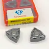 Insert de carburo WNMG080408-BF con forma de melocotón para fresado CNC de acero y acero inoxidable