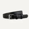 Cinturón de Cuero de Gama Alta de Nicho para Mujer Versátil Cinturón Decorativo para Jeans Cinturón Estilo Ins Negro Cinturón de Cintura Cinturón de Estilo Simple