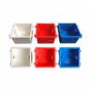 Caja de Conexiones para Interruptor de PVC86 5cm Roja Tornillo Autorroscante Caja Inferior Oculta Autoensamblada