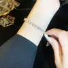 Pulsera elástica abierta de circonita de moda versátil temperamento dulce pulsera personalizada simple collar pulsera de alto sentido