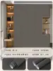 Sensación de piel membrana onda sonido suave lámina pegatina renovación muebles cambio de color autoadhesivo puerta pared blanca gabinete refrigerador engrosado caqui gris leche
