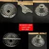 Pantalla de Lámpara de Cristal Estilo Europeo, Lámpara de Vela, Cuenco y Plato de Vidrio, Accesorios de Iluminación para Candelabros, Accesorios de Iluminación DIY para Lámparas de Pared, Piezas