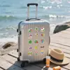 50 Pegatinas Casuales de Verano con Graffiti para Maletas, Pegatinas Decorativas Impermeables, Pegatinas Frescas de Verano para Exteriores