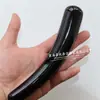 Bastão de massagem de pedra natural obsidiana transfronteiriço bastão de cristal pênis brinquedos sexuais 18cm Vagina varinha fábrica