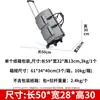 Bolsa de Viagem Dobrável Executiva Masculina para Viagens de Curta Distância Portátil de Ombro à Prova d'Água Multifuncional com Haste de Puxar Bolsa de Terno Transfronteiriça