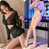Lingerie Sexy, Seios Pequenos Sexy, Pijamas Apaixonados, Tamanho Grande Aberto, Não Precisa Tirar, Conjunto Uniforme de Puro Desejo, Dropshipping