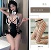 Encontro Privado com Garota Coelho, Uniforme Sexy de Cosplay Body Decotado Puro Desejo