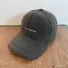 Boné de Baseball Estilo Coreano Simples Cor Sólida Bordado de Letras Forrado com Lã de Carneiro Macio Confortável Versátil Coroa Profunda Aba Larga