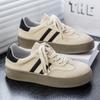 Zapatos de Hombre 2025 Nuevo Verano Diseño de Nicho Estilo Hong Kong Moda Retro Zapatillas Casuales de Caña Baja para Hombre