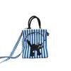 Bolso cuadrado pequeño para mujer, diseño de nicho, nuevo bolso de punto con dibujos animados para teléfono móvil, bolso bandolera de hombro para ir al trabajo.