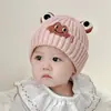 Gorro para Bebé para Otoño e Invierno, Lindo Gorro de Punto para Bebés e Infantes, Gorro Súper Adorable Engrosado que Protege las Orejas, Cálido Gorro sin Cierre para Bebés Pequeños