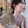 Pendientes de plata S925 con borlas largas y perlas para mujer, estilo elegante de Corea del Sur, venta al por mayor