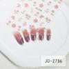 Calcomanías para Uñas Mariposa Rosa Nuevas Semitransparentes Rosa Retro Camelia DIY Calcomanías Decorativas para Uñas Flores Pequeñas