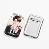 Bottons Personalizados de Personagens de Anime com Glitter Prata Escovado e Brilho Duplo, Bottons Laminados para a Comunidade Anime