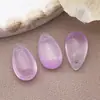 Colgante de Vidrio Mediano con Agujeros para Horquillas Hechas a Mano DIY, Accesorios para el Cabello de Estilo Antiguo y Componentes de Joyería