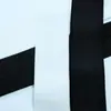 Stock Listo de Fábrica Banda Elástica Negra y Blanca Poliéster Alta Elasticidad Ropa Ropa Cintura de Pantalón Banda Elástica Alta Densidad Engrosada Parte Superior del Pantalón