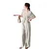 Moda Casual de Verano 2026 Que Luce Rejuvenecedor, Adelgazante y Versátil: Pantalones de Lino de Pierna Ancha + Top con Cinta