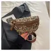 Comercio Exterior Transfronterizo 2026 Moda Retro Piedra de Perro Estampado de Leopardo Bolso de Pecho Nuevo Versátil Casual Elegante Bolso de Hombro Único Cruzado