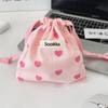 47131 Bolsa de Tote de Lona con Polvo Ins Corazón Verano Todo Combina Bolso de Hombro para Viajero Estudiante Universitario Bolso de Clase Bolso de Lona Bajo el Brazo