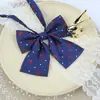 Original Jk Color Sólido Estilo Universitario Niña Corbata de Moño Japones Corazón Moño Accesorio Uniforme de Marinero Pluma Cuello Plano de Esquina Flor
