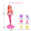 Casa de juegos transfronteriza Traje de sirena para niños Muñeca columpio móvil articulada de bricolaje Juguete de entrenamiento de buceo