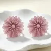 Aretes, pernos para orejas, aretes florales, aretes transfronterizos, aretes de lujo ligero de alta gama, aretes de diseño de nicho, accesorios para orejas de mujer