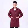 Roupas de trabalho casaco azul fixo impresso LOGO manga longa roupas de proteção trabalhista macacão camuflagem casaco roupas à prova de poeira roupas de envio por atacado