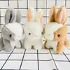 Nuevo Peluche de Máquina de Garra de 4 pulgadas Llavero Lindo Colgante de Llave de Muñeca