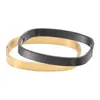 Joyería de moda europea y americana pulsera cuadrada de acero inoxidable para hombre y mujer fábrica suministro primario estilo transfronterizo al por mayor en stock