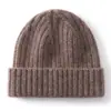 Gorro 100% cachemir, unisex, para otoño e invierno, cálido, adecuado para cabezas grandes, con orejeras y diseñado para proteger del frío, gorro de lana tejido