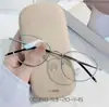 Montura Ovalada Marrón Moderna Ultraligera Moda Lente Transparente Montura de Gafas Unisex 00350