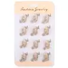 Ventas Directas de Fábrica de Broches Pequeños de Corona Incrustados con Pedrería, Corsages Transfronterizos, Insignias, Pines, Ropa, Bolsas y Accesorios de Moda