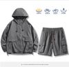 Roupas de proteção solar de seda gelada masculinas verão fino moda americana anti-ultravioleta guarda-sol casaco respirável com capuz roupas de proteção solar