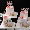 2025 Pastel Día de la Madre Borde Decorativo Impreso Hada Madrina Felices Fiestas Acrílico Inserto de Tarjeta de Amor