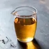 Taza de justicia de mano hecha de vidrio de borosilicato alto, mar de té, juego de té Kung Fu, accesorio de ceremonia del té, divisor de té resistente a altas temperaturas