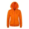 Sudadera con Capucha y Cremallera Hecha a Medida para Parejas, Ropa Promocional para Empresas, Ropa de Trabajo, Uniformes Escolares con Impresión de Logo