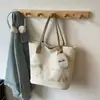 Bolso de Hombro de Lona de Alta Gama de Gran Capacidad para Mujer 2026 Nuevo Bolso de Mano Súper Popular Bolso Tote para la Clase y el Viaje