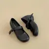 Zapatos Mary Jane para mujer de cuero suave con plataforma, nuevos zapatos de noche estilo francés para el otoño 2026, cómodos para los pies, punta redonda, adecuados para combinar con faldas