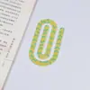 Marcador de Clip de Papel Acrílico Estudiante Libro Cuaderno Clip de Papel Portatarjetas de Libro Producto Terminado con Impresión de Patrón UV