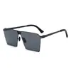 Óculos de Sol Masculino Estilo Novo Personalizado Aço Couro, Alta Qualidade, Alta Definição, Óculos Anti-UV, Proteção Solar, Moda Outdoor Atacado