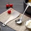 Cuchara de Sopa de Titanio Puro, Antibacteriana y Resistente al Moho, Cuchara para el Hogar, Cuchara de Arroz de Grado Alimenticio, Cuchara de Metal con Mango Largo, Cuchara para Mezclar, Exclusivamente para Suministro Transfronterizo
