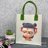 2025 Nuevo Modelo Bolsa de Fieltro Nezha Bolsa de Compras Tote Nezha Engrosada Popular Portátil Versátil