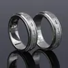 Anillo giratorio de acero de titanio de personalidad dominante Venta caliente Europa y Estados Unidos anillo de hombre de acero inoxidable retro descompresión fábrica al por mayor