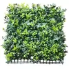 Parede de planta biónica tridimensional simulada, gramado artificial de plástico popular para exteriores, parede de plantas verdes para varanda, parede de plantas simulada