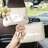 Caixa de Lenços para Carro com Design de Girassol em Lã de Cordeiro, Porta-Lenços Criativo e Fofo para Porta-Braço
