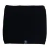 Bufanda de punto de invierno para hombre bufanda cálida para exteriores a prueba de frío para montar forrada de forro polar para mujer nuevo cuello color liso todo a juego