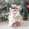 Saco de Embalagem de Maçã para Véspera de Natal, Saco de Presente Fruta da Paz, Sacola de Mão de Doces para Crianças, Novo Presente de 2025
